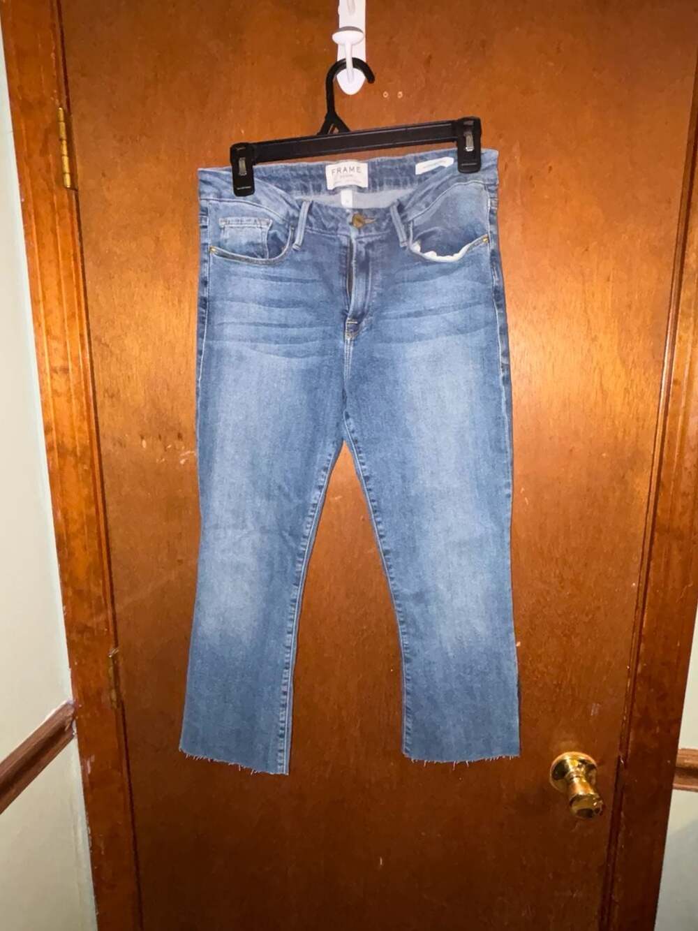 FRAME Denim Le Crop Mini Boot Jeans Size 28